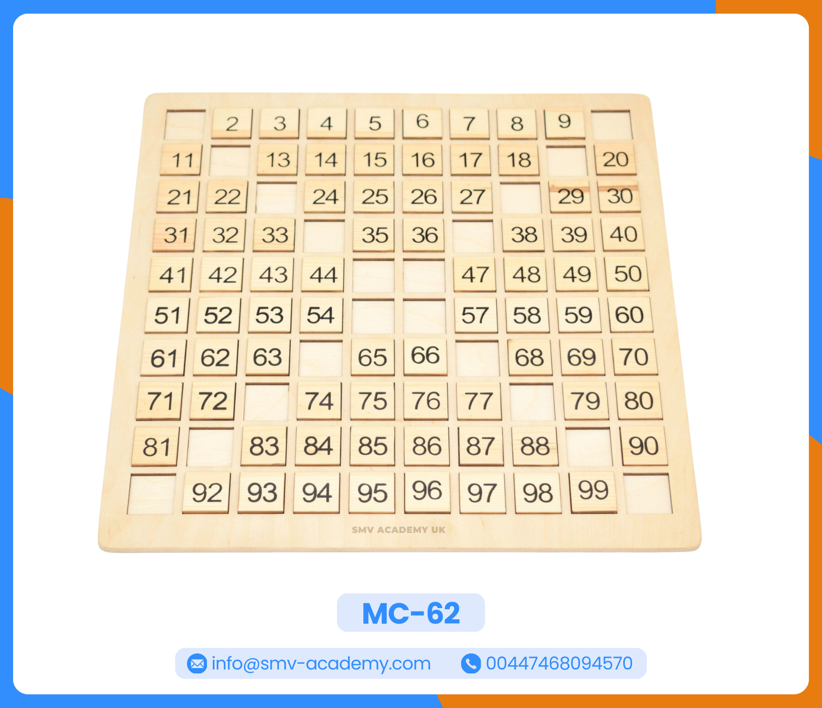 لوحة المائة طباعة 2